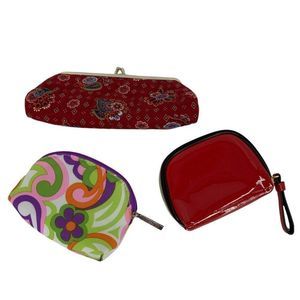 Lot of 3 Make Up Cosmetic Bag Clinique Estee Lauder 0133